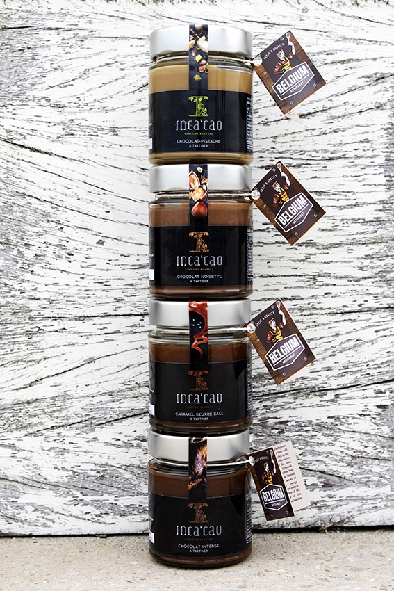 Incacao The Spread čokoládová pomazánka 4 kusy 4 příchutě