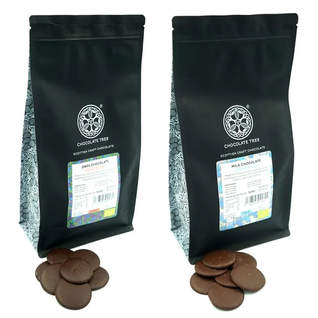 Chocolate Tree Button Subscription čokoládové knoflíky předplatné bio