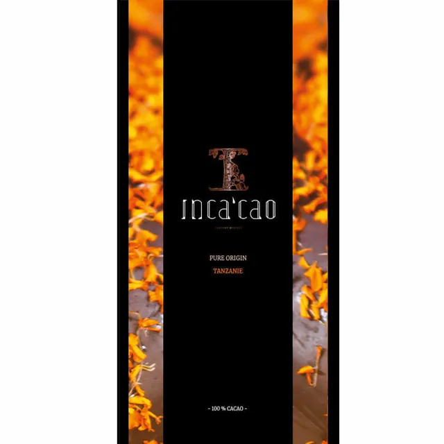 Incacao Origine Pure 100% Tanzanie hořká čokoláda 100% kakaa