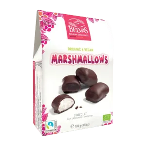 Belvas marshmallows v hořké čokoládě 100 g vegan