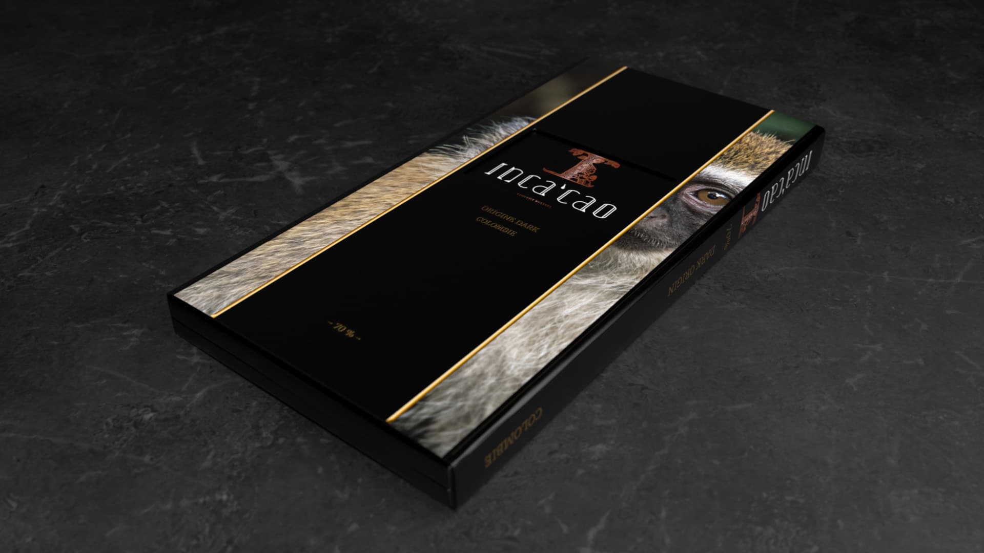 Incacao Origine Dark 70% Colombie hořká čokoláda 70 % kakaa