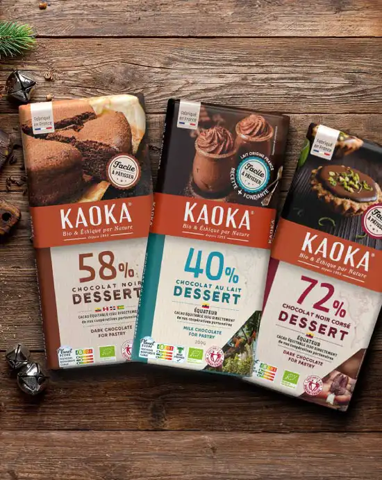 Kaoka hořká čokoláda na vaření 72% Ekvádor