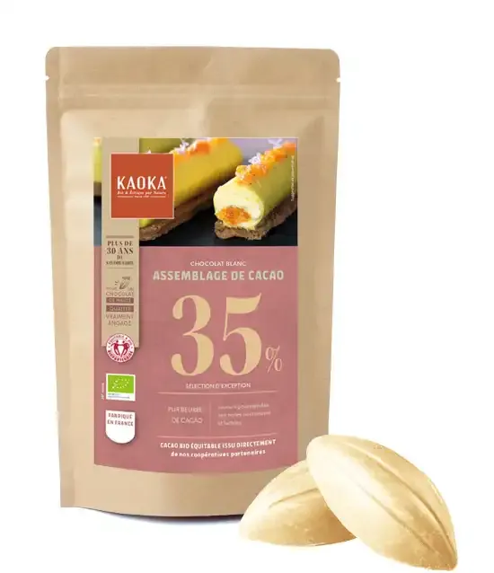 Kaoka bila cokolada 35% kakaa 250 g pecky
