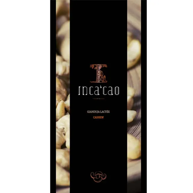 Incacao Gianduja Lactée Cajou kešu mléčná čokoláda