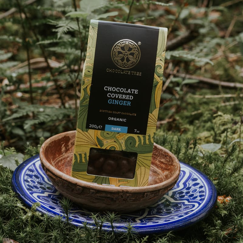 Chocolate Tree Dark Ginger zázvor v čokoládě hořká