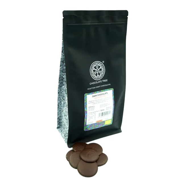 Chocolate Tree Dark Peru 58% couverture knoflíky na vaření