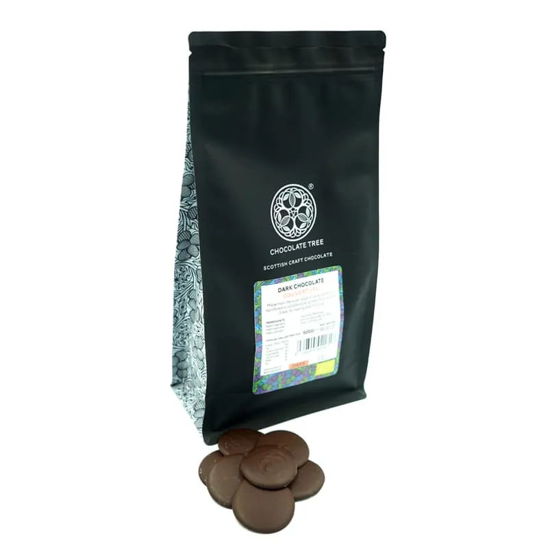 Chocolate Tree Dark Peru hořká kuvertura 70% na vaření
