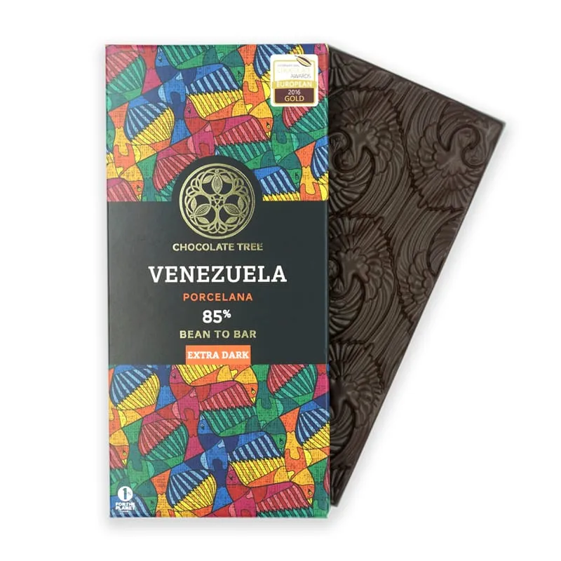 Chocolate Tree Venezuela Porcelana 85% extra hořká čokoláda
