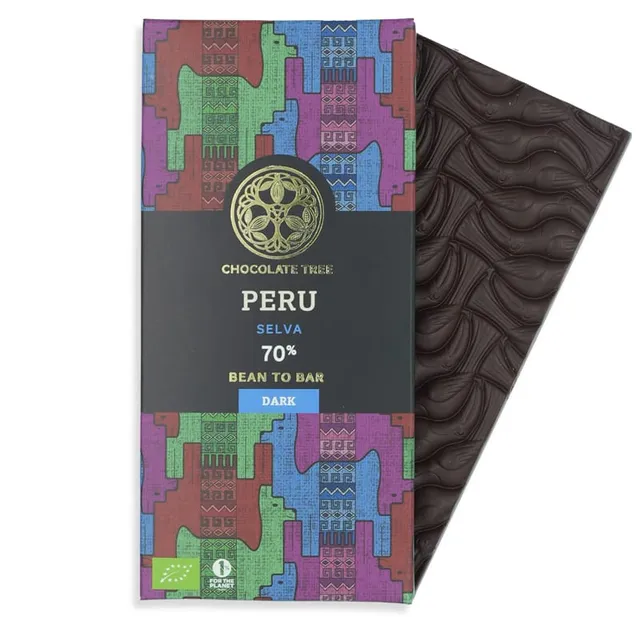 Chocolate Tree Peru Selva 70% hořká čokoláda malina
