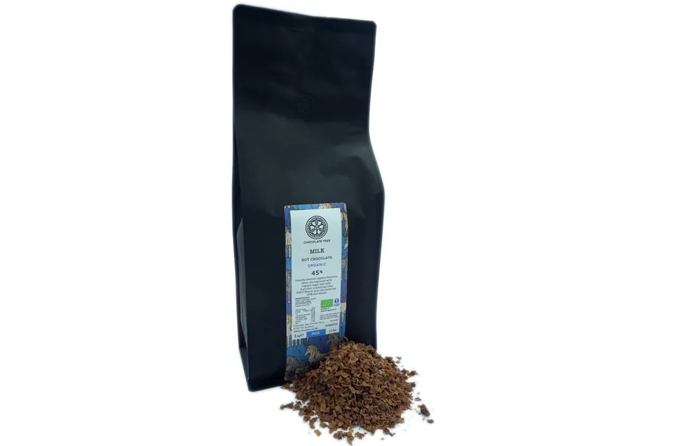 Chocolate Tree Peru Milk 50% vločky na horkou čokoládu mléčná