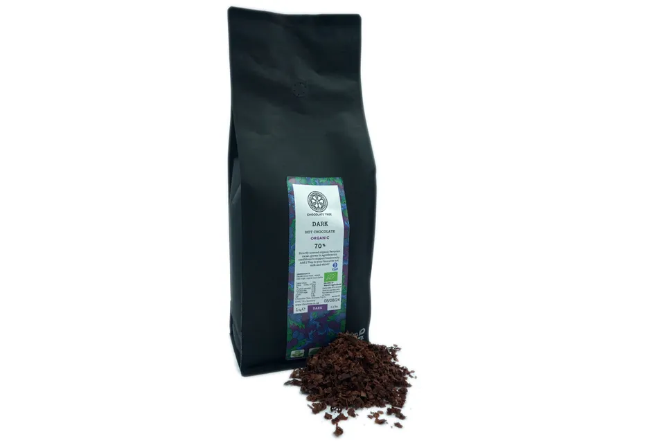 Chocolate Tree Peru Dark 70% vločky na horkou čokoládu hořká